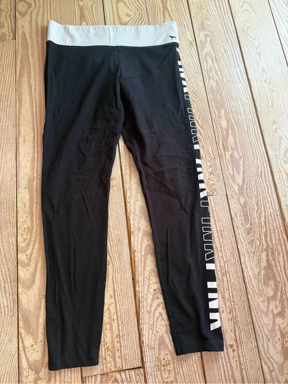 Victoria's Secret PINK Black Yoga Leggings Size Large